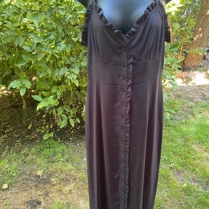 TopShop button down black dress